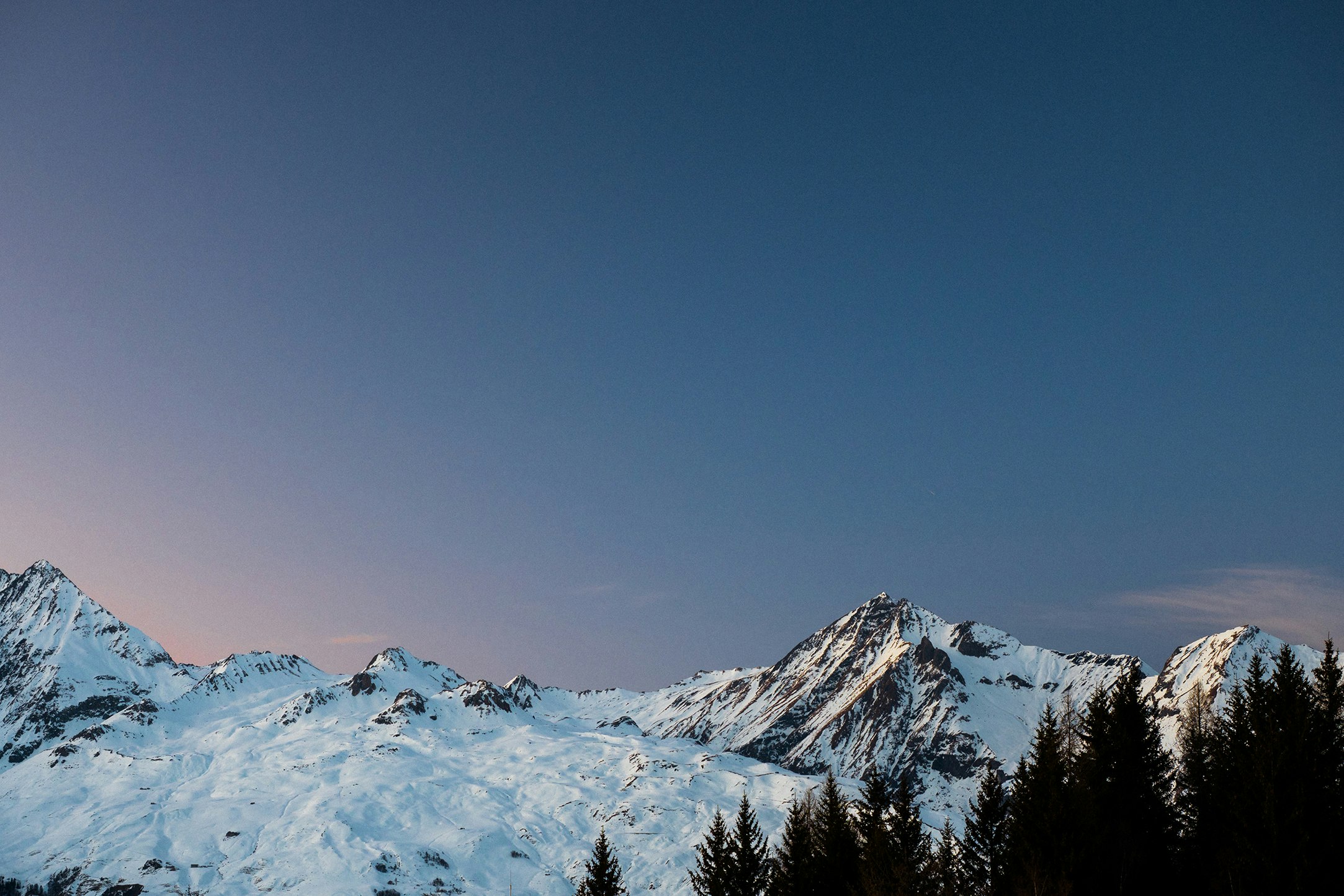 landscape photography of snow mountain